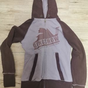 Gently worn Gongshow hoody, small, perfect!